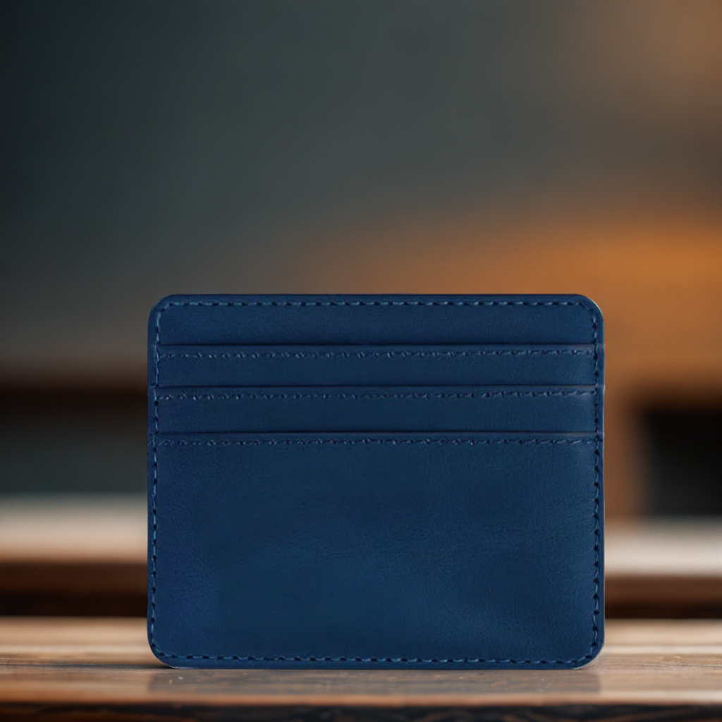 Porte Carte En Cuir Minimaliste