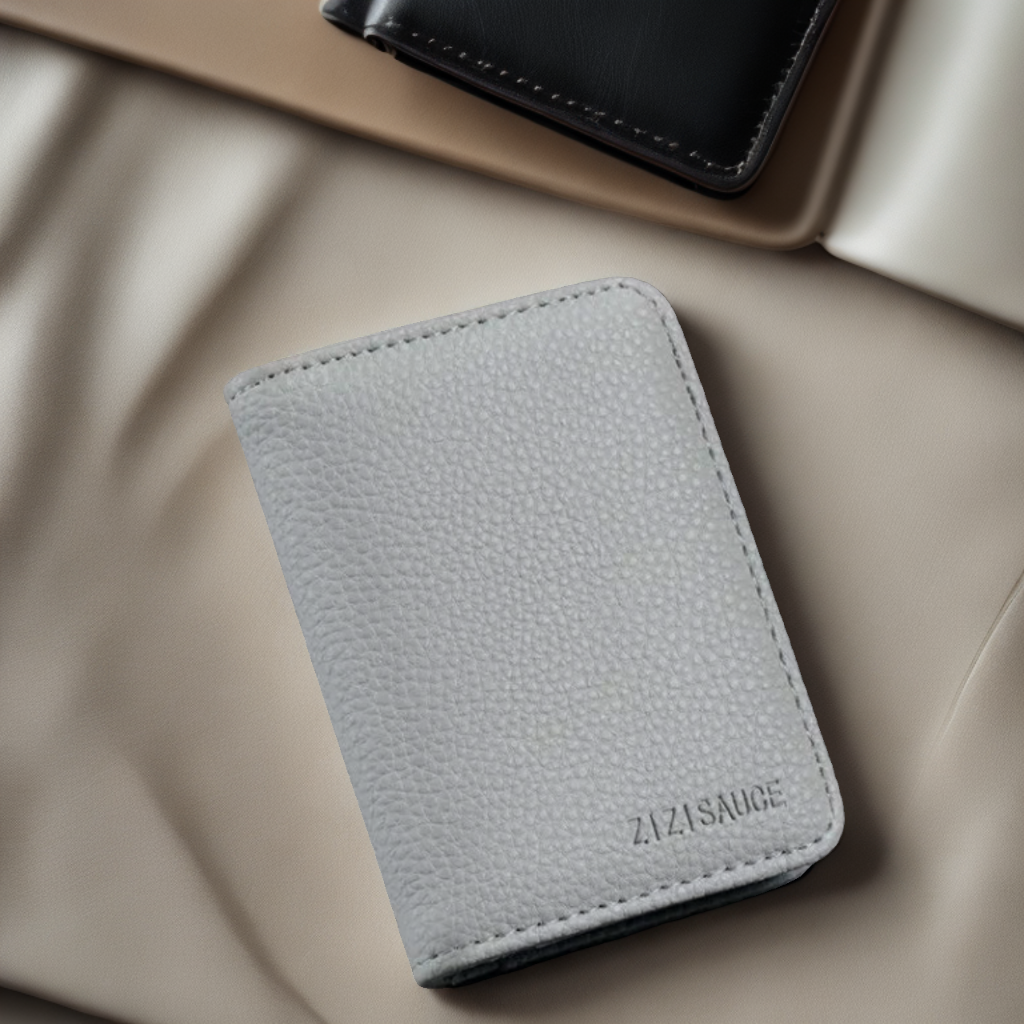 Porte Carte En Cuir Fin