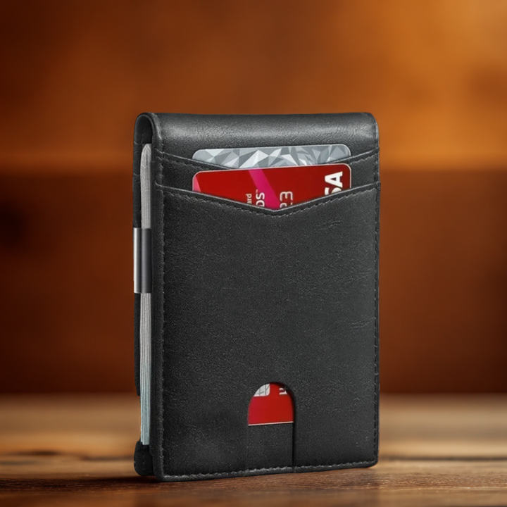 Porte Carte Homme En Cuir De Luxe