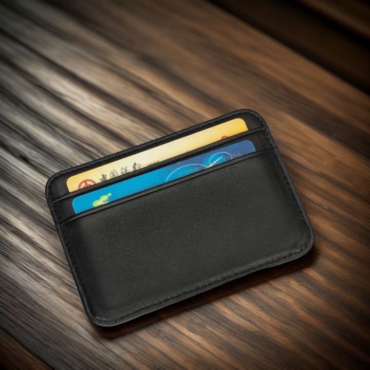 Porte Carte En Cuir Simple