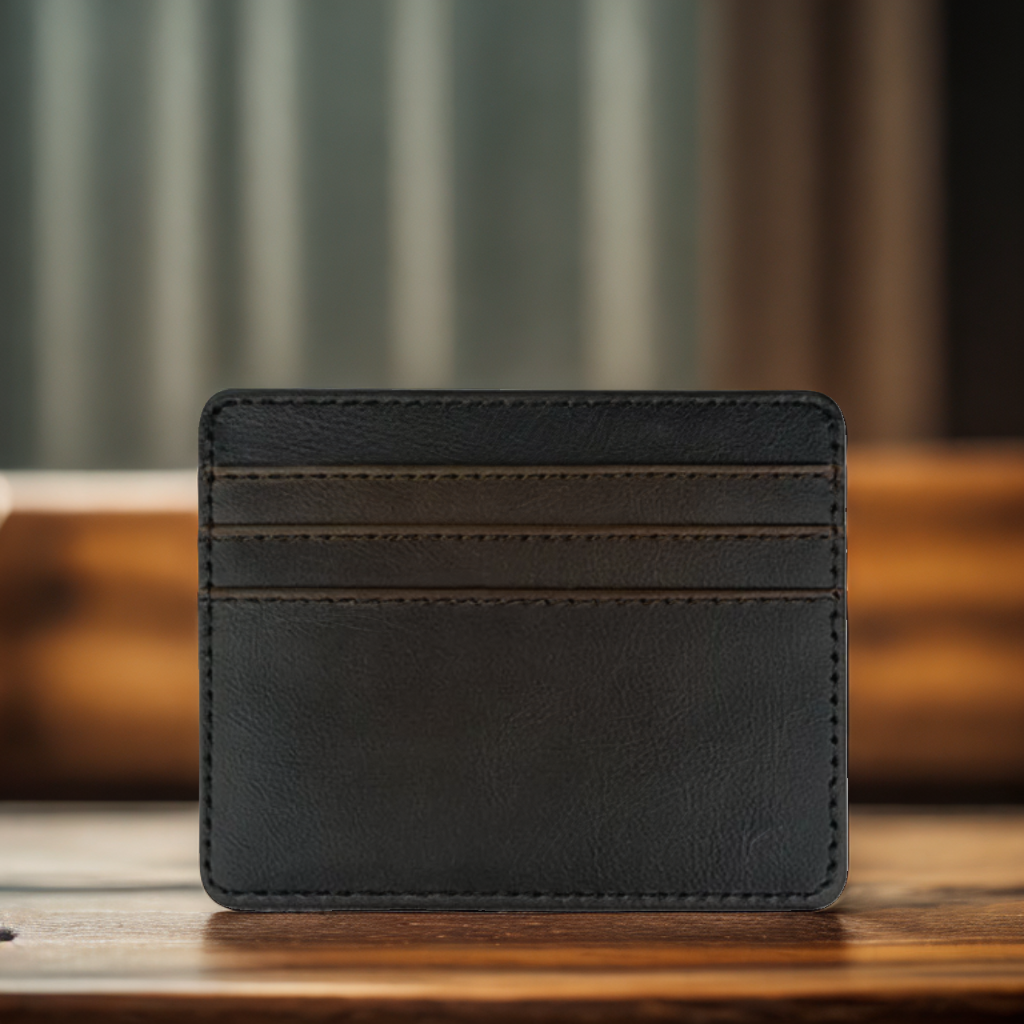 Porte Carte En Cuir Minimaliste