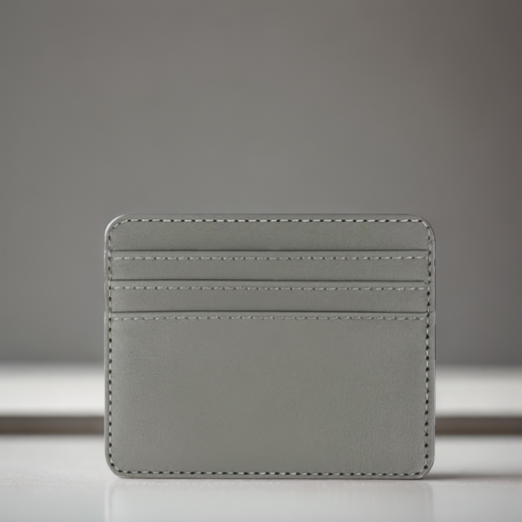 Porte Carte En Cuir Minimaliste