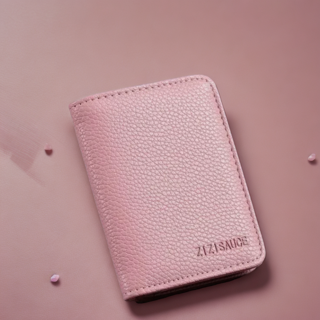 Porte Carte En Cuir Fin