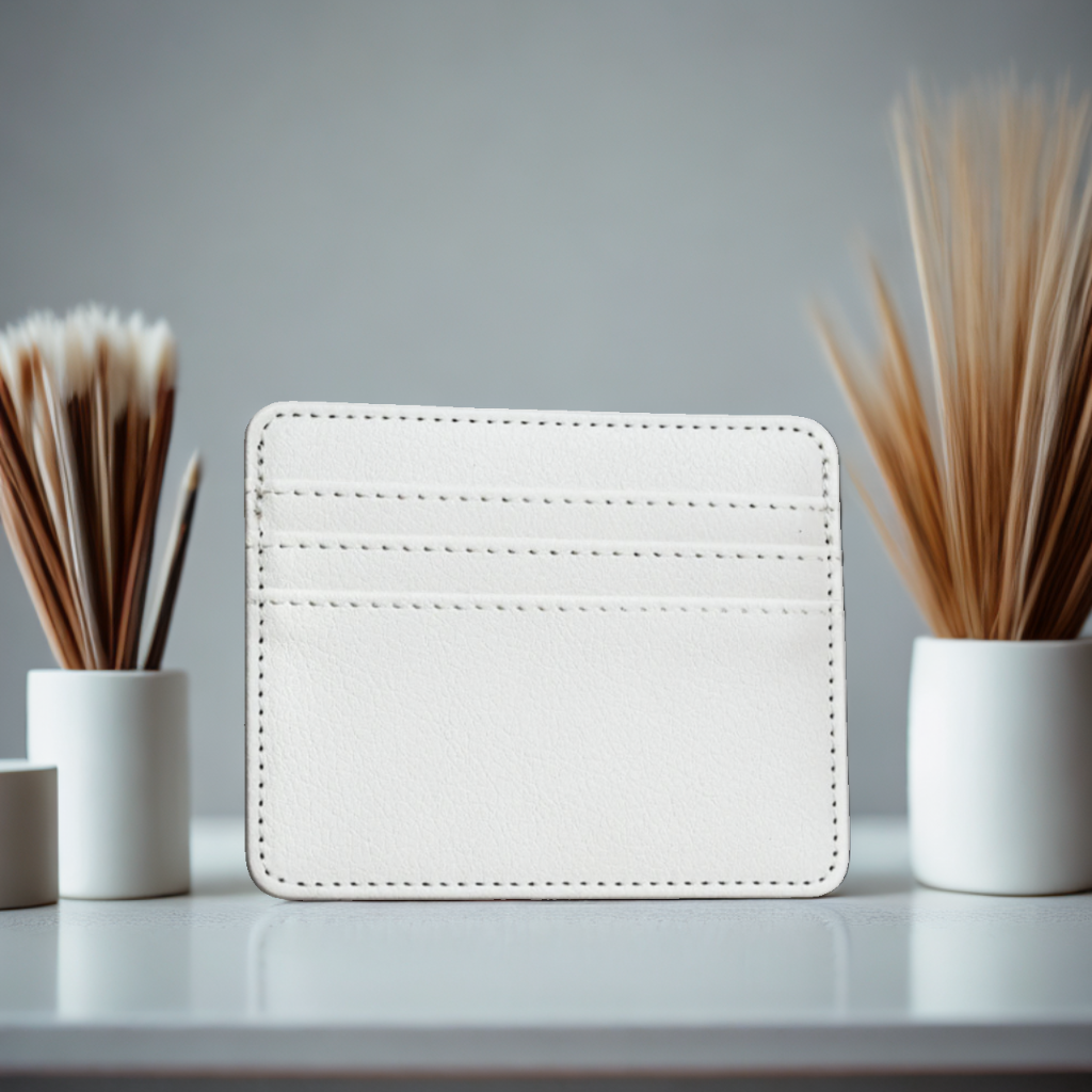 Porte Carte En Cuir Minimaliste