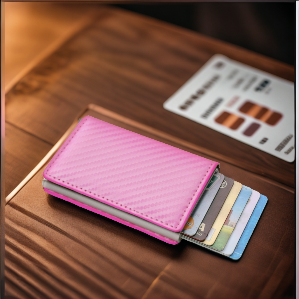 Porte Carte En Cuir Elegant