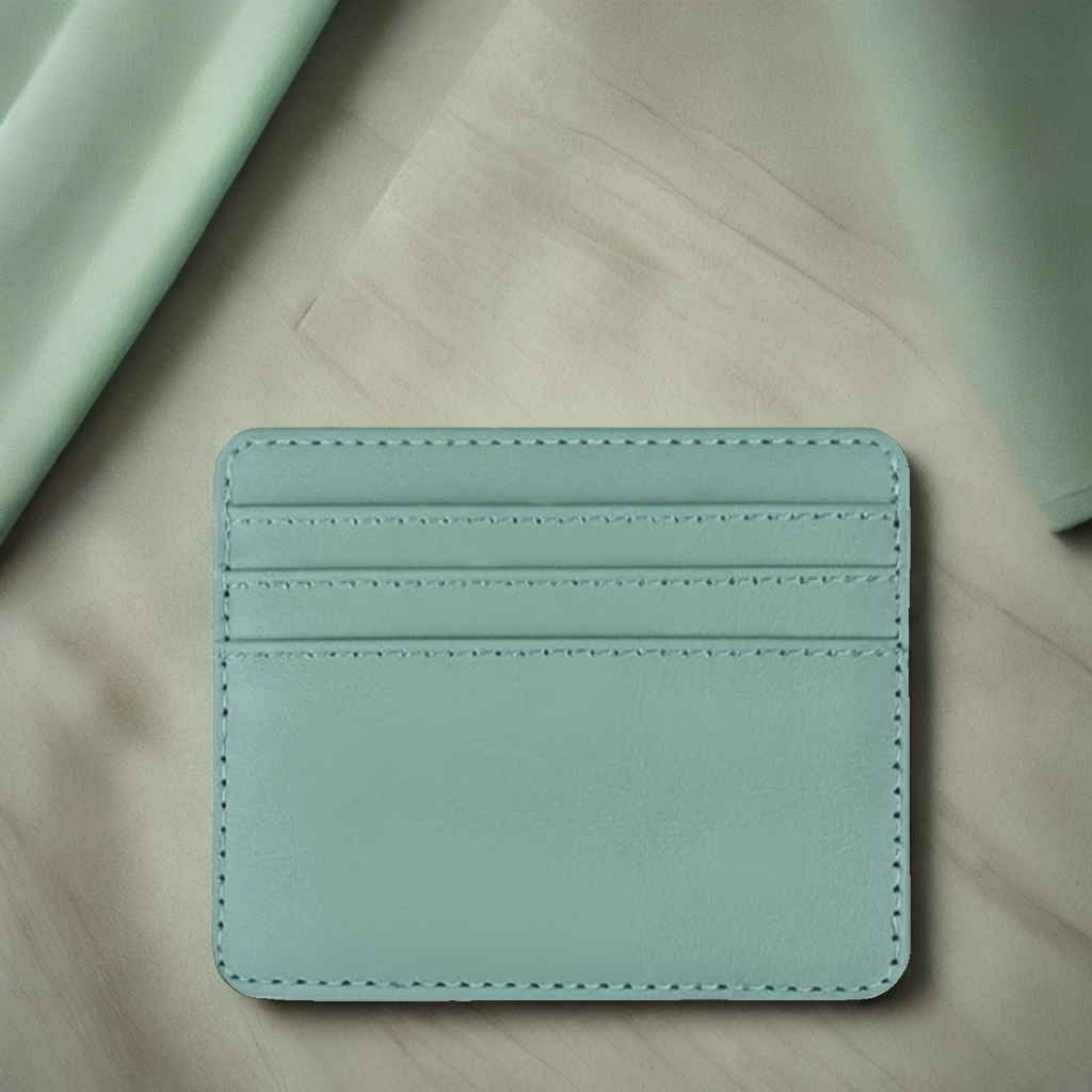 Porte Carte En Cuir Minimaliste